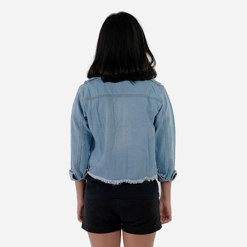 Trucker Jacket Wanita - Jaket Denim Wanita