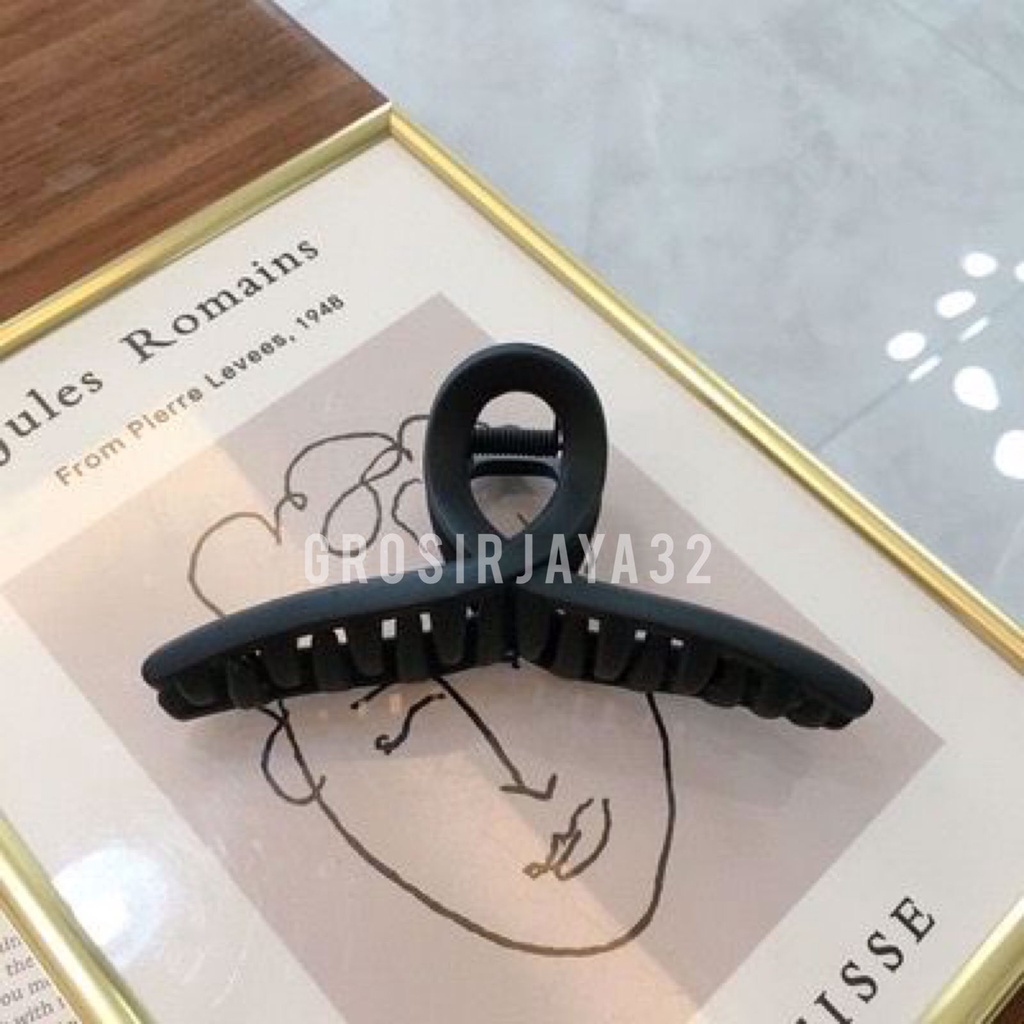 (GROSIRJAYA32) Jepit Rambut Salon Slim Jedai Doff 11cm Jepitan Rambut Silang Korea Panjang Import