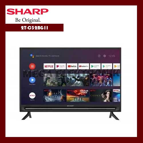 SHARP 2T-C32BG1I LED TV 32 Inch Android - JABODETABEK