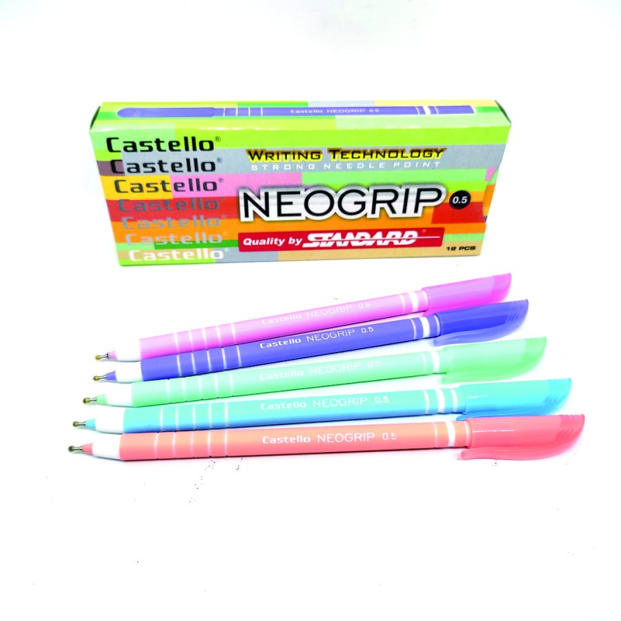 

Standard Pen - AE7 Castello Neogrip 0.5 Isi 12 pcs/ktk | Ballpoint
