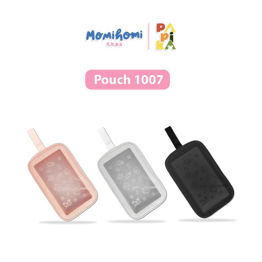 Papika Washbag Waterproof Pouch Tas Serbaguna Anti Air Tas Peralatan Bayi Botol Dot / Pouch Travel Organizer / Tas Make Up / Tas Kosmetik Portable Tempat Peralatan Sabun Mandi Anti Air 1006 Pouch Make-Up Traveling Bag Transparan