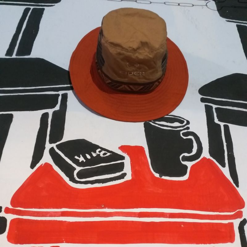 TOPI OUTDOOR ORIGINAL EIDER / TOPI PANTAI BRANDED GUNUNG / TOPI BUCKET IMPORT