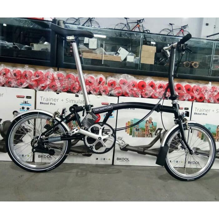 Sepeda Brompton C Line S6L Explore Low Black