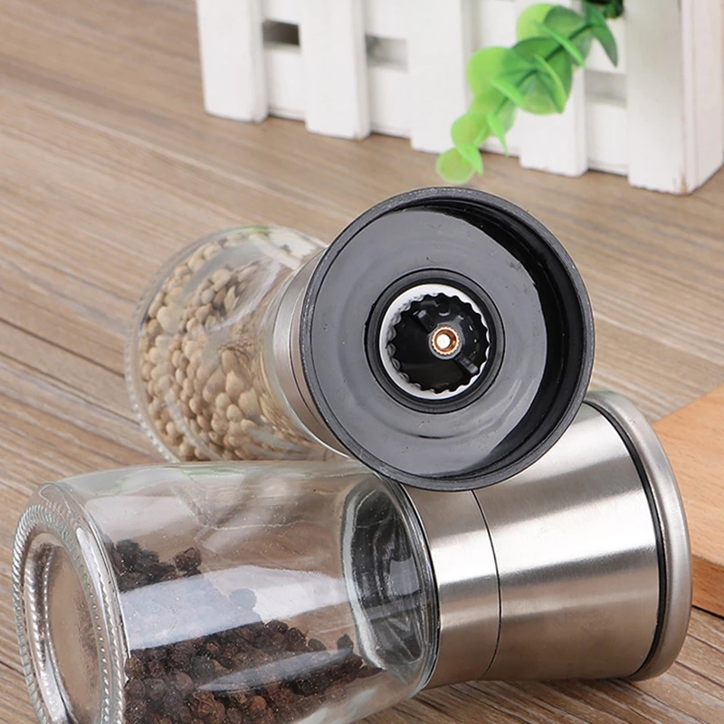 Manual Stainless steel salt and pepper Grinder / Spice Food Herb Mill  Seasoning Grinders