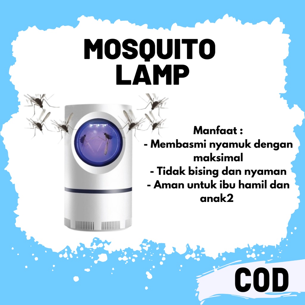 Jebakan perangkap pembasmi nyamuk elektrik serangga charger kawat raket obat pembunuh penyedot mosquito killer lamp