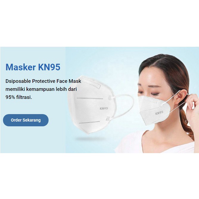 Masker KN95 Anti Virus Masker 5 Lapis Anti Polusi Debu