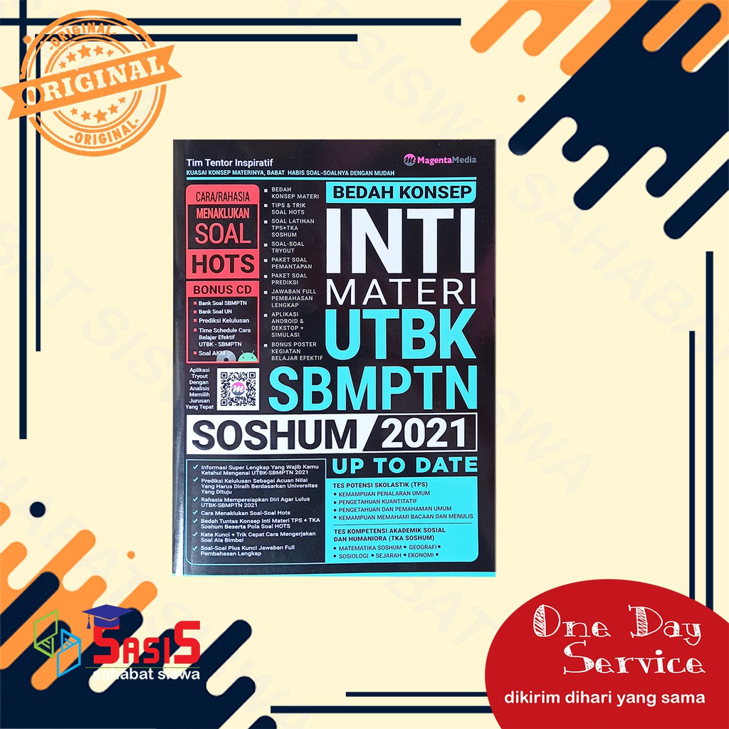 BUKU UTBK 2021 SOSHUM: BEDAH KONSEP INTI MATERI UTBK SBMPTN SOSHUM 2021