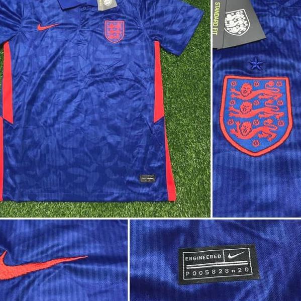 ✼ Jersey Inggris Away Blue 2020/2021 BIRU 20/21 Grade Ori Official SMLXL bigsize big size 2XL XXL ֍