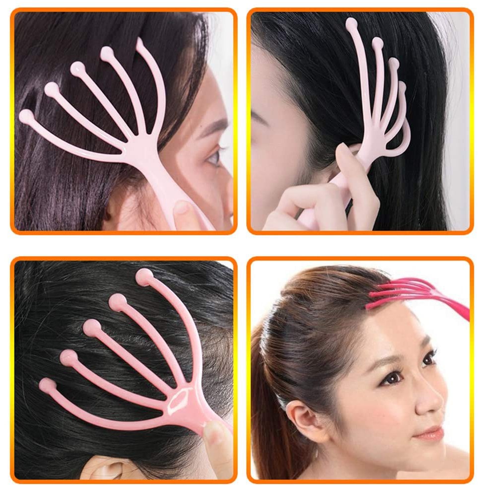 [NEW] Alat Pijat Kepala Head Spa Massager Scalp Alat Refleksi Pemijat Kepala Kaki Tangan Plastik Manual