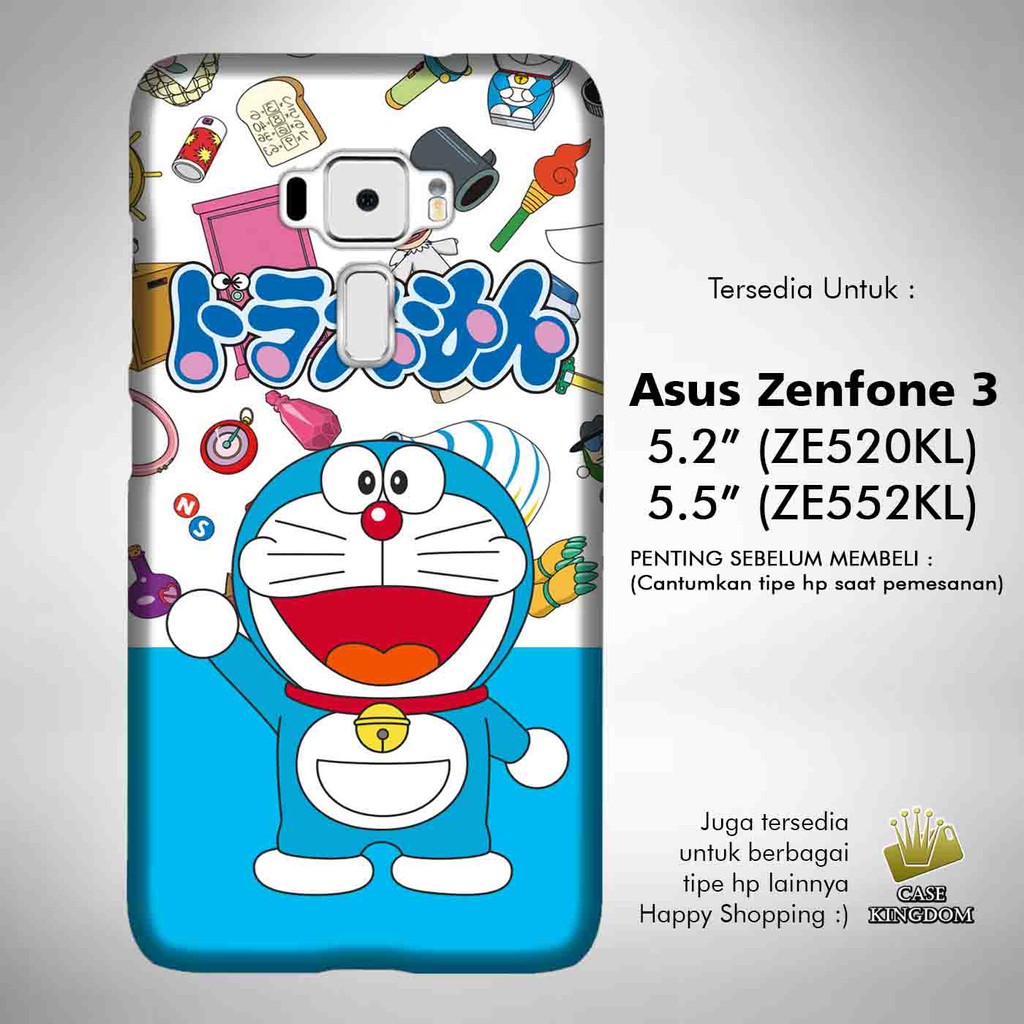 Doraemon 3 Casing Asus Zenfone 3 5.2 ZE520KL | 5.5 Inch ZE552KL Case