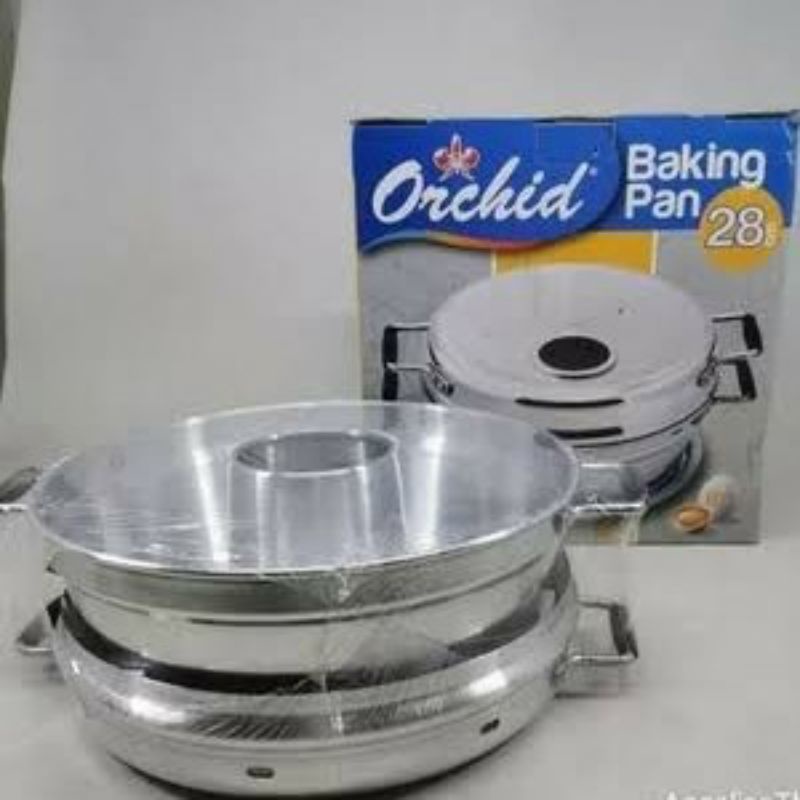 [ ⭐FREE ONGKIR⭐ ] Baking Pan ORCHID 28 CM cetakan roti bolu  asli original tebal