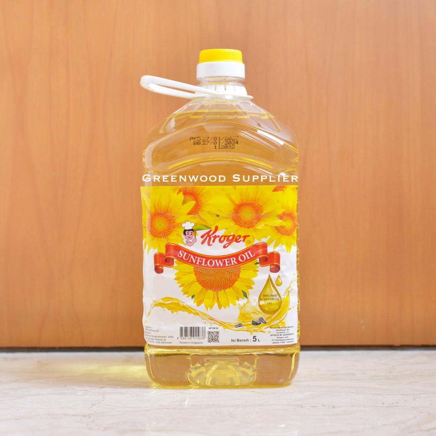 

Kroger Sunflower Oil / Minyak Bunga Matahari - 5LT - Std Packing