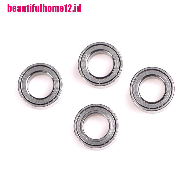 4pcs Bola bearing MR74ZZ MR74ZZ 4x7 X 2.5 4x7 X 2.5mm Bahan metal shield MR74Z