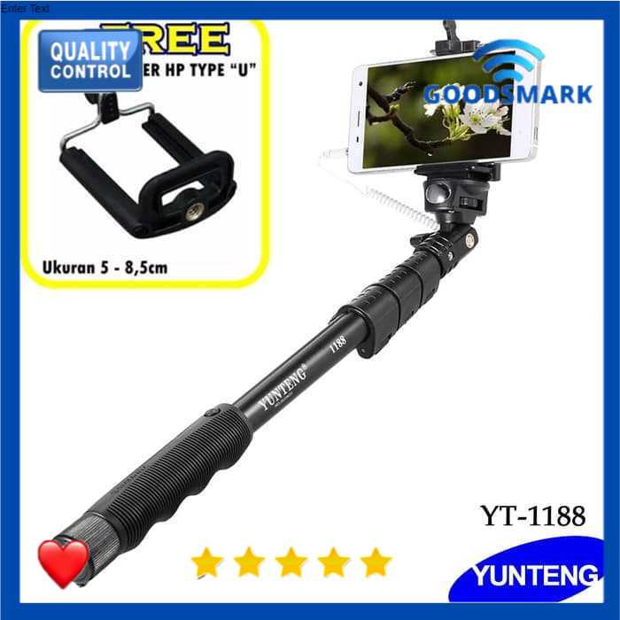 Monopod Tongsis YUNTENG YT-1188