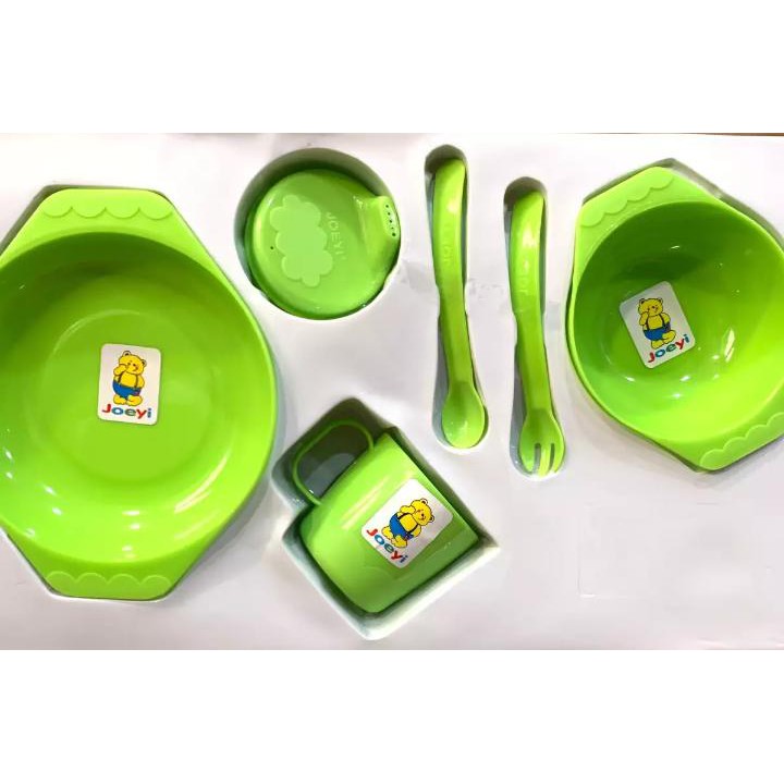 Feeding Set Perlangkapan Makan Bayi Joeyi Murah Berkualitas Ukuran Besar Cocok Untuk Kado