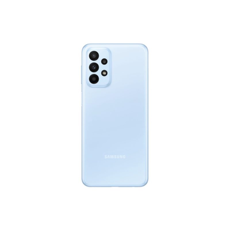 HP Terbaru Samsung Galaxy A23 NFC 6/128 Ram 6GB Rom internal 128GB - New SEIN Original Garansi Resmi - Handphone Smartphone Snapdragon 680 Kamera OIS - Warna Baru Black Peach White Blue Hitam Biru Putih Emas Oren - 6 128 GB - Promo Murah-Blue