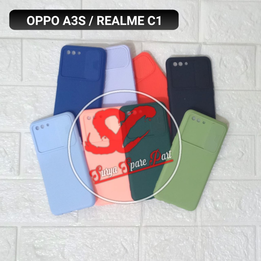 SOFTCASE SLIDE CAMERA PROTECTOR RENO 4 RENO 4F A74 4G A74 5G A3S REALME C1 - SC