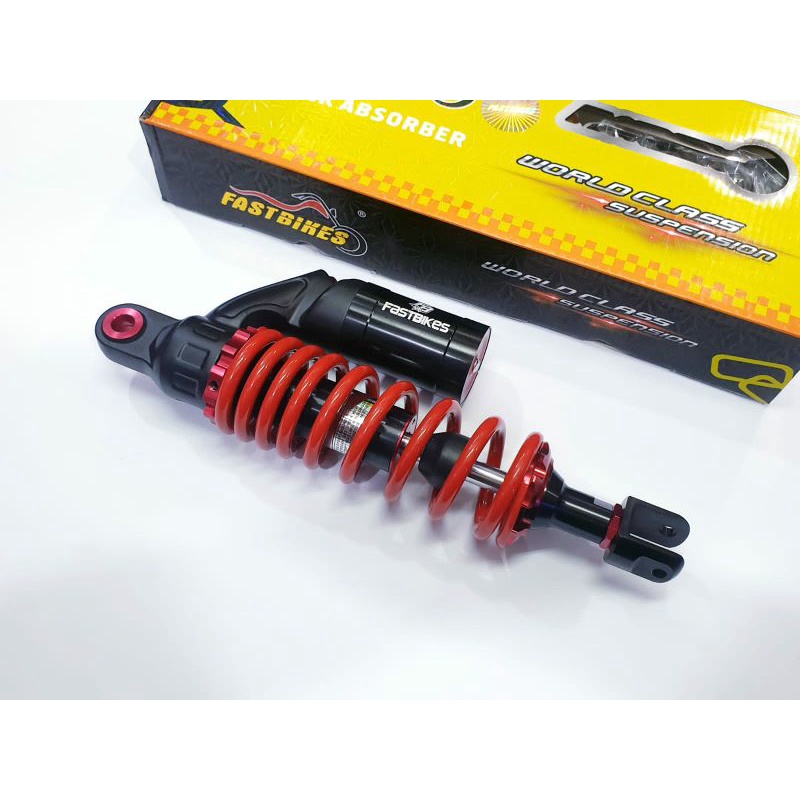 shockbreaker shock belakang fastbikes model v series tabung atas 330mm 305mm Mio Lexi Scoopy beat Xeon sywave dll