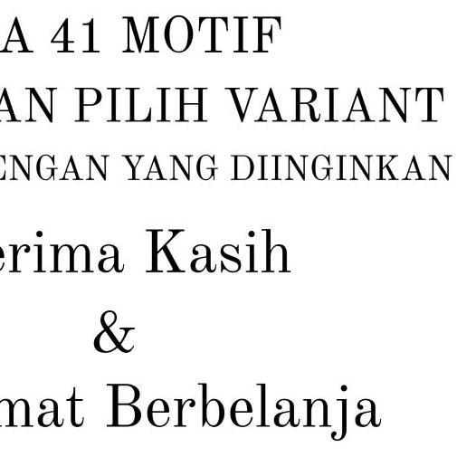 ▲ MOTE SUSU MOTIF / MOTE SUSU BENTUK / MOTE SUSU MIX / MANIK SUSU / MOTE SUSU S01-S41 CPR ✈