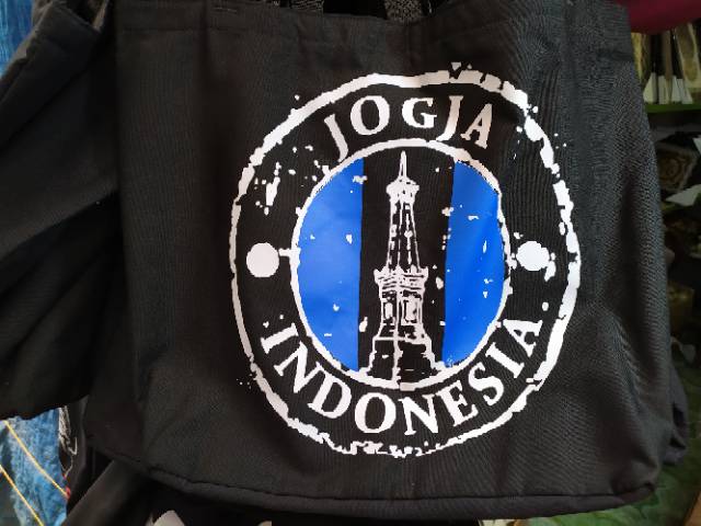 (BISA COD) TOTE BAG KHAS JOGJA UKURAN 35x25 cm BAHAN KUALITAS PREMIUM - TAS PRIA DAN WANITA