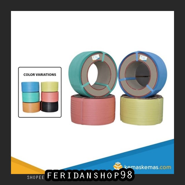 

FS160 SELOTIP & DOUBLE TAPE TALI STRAPPING BAND ATK TALI PACKING TALI KLAM 12MM BERAT 7KG BY FERIDAN