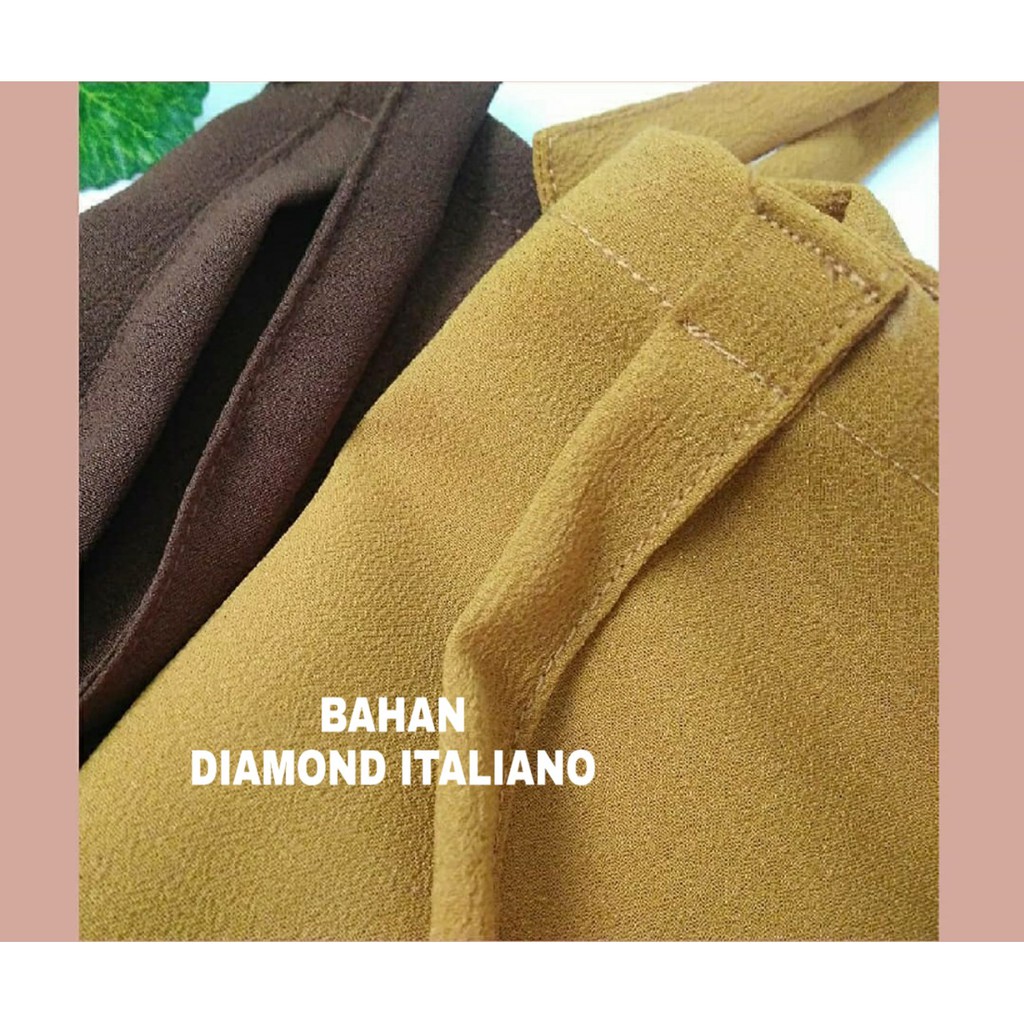 ( 1KG MUAT 15 PCS ) SAKENA BERGO DIAMOND ITALIANO NON PET HIJAB JILBAB KHIMAR MARYAM BERGO KERUDUNG