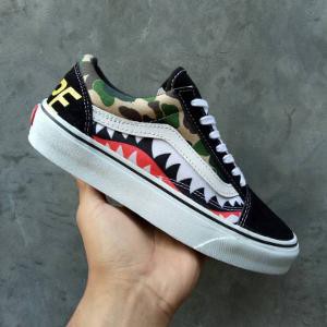 sepatu vans bape shark