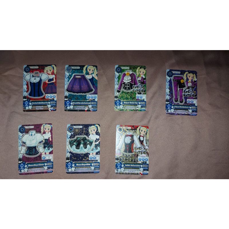 kartu aikatsu asli versi loli gothic