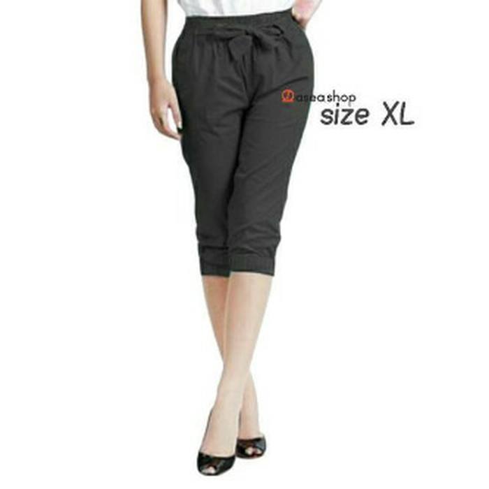 Ladies Pants Kekinian - Celana 7/8 Wanita Katun Stretch - Kini Pants - Celana Jogger 7/8