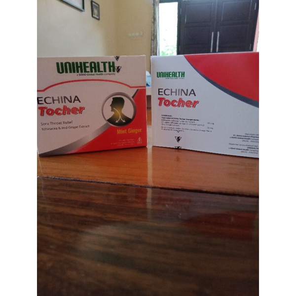 Echina tocher untuk radang tenggorokan by unihealth *Karawang store