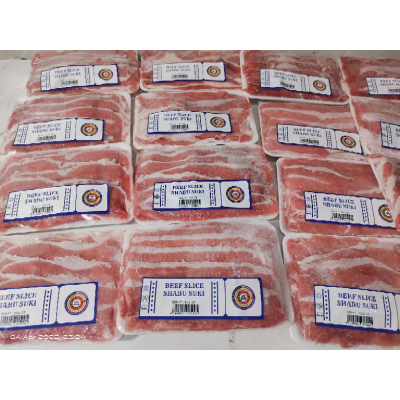 

Beef Slice Shabu Suki 500gr