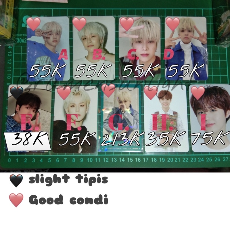 Photocard Treasure ygs manyo event 1 ch2 3 fa asahi jaehyuk doyoung