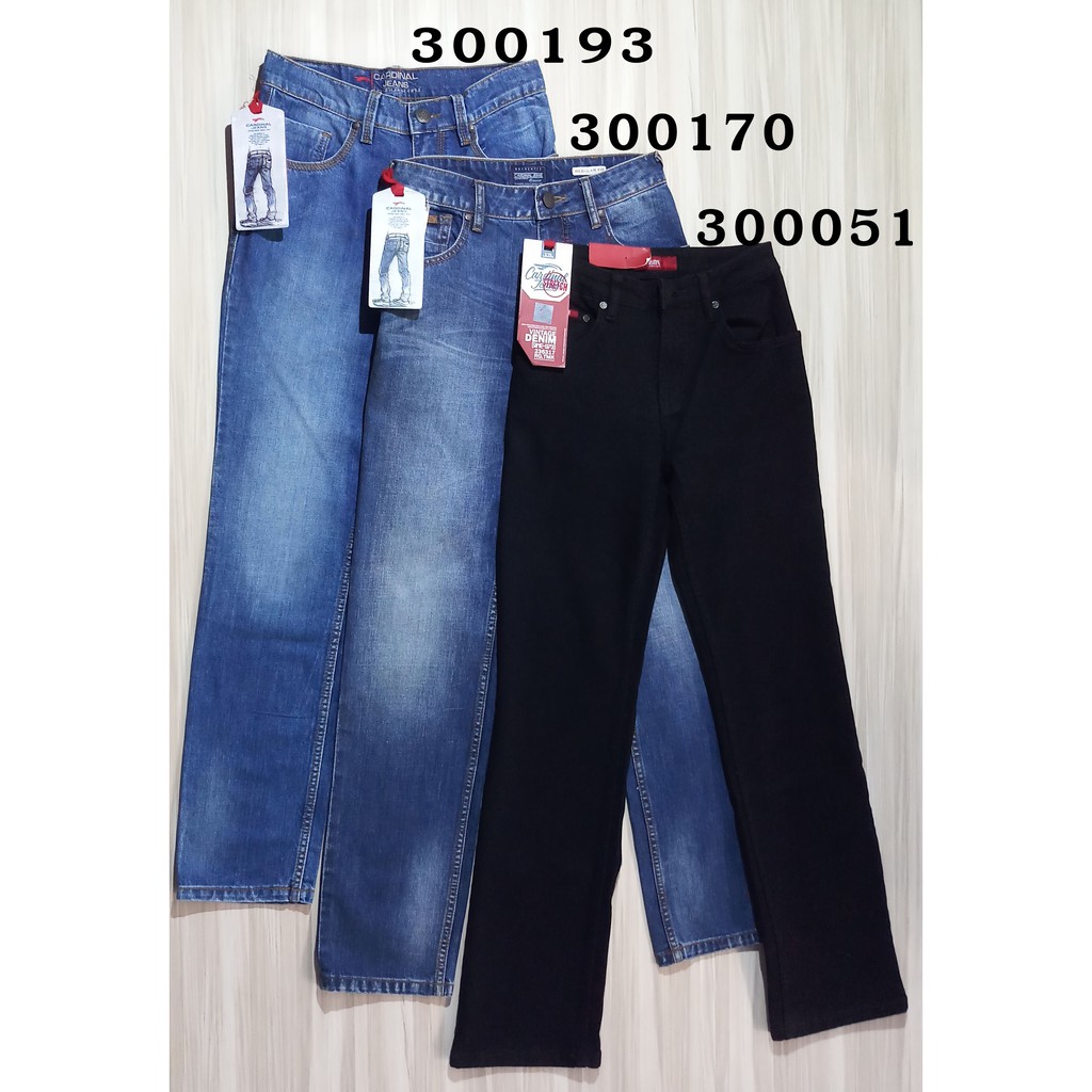 Celana Jeans Cowok Cardinal Reguler Fit / centraltrenggalek