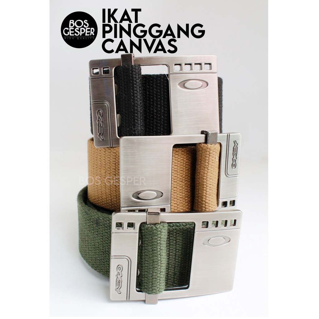 Arfan JayaStore - Ban Pinggang Pria - Ikat Pinggang Bahan Canvas