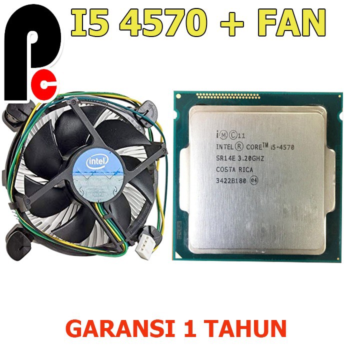 PROCESSOR INTEL CORE i5 4570 + FAN SOKET LGA 1150