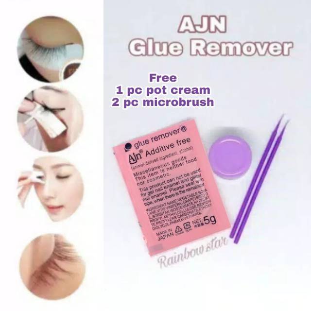 Remover Eyelash Extension Aroma Buah / Pembersih Lem Bulu Mata