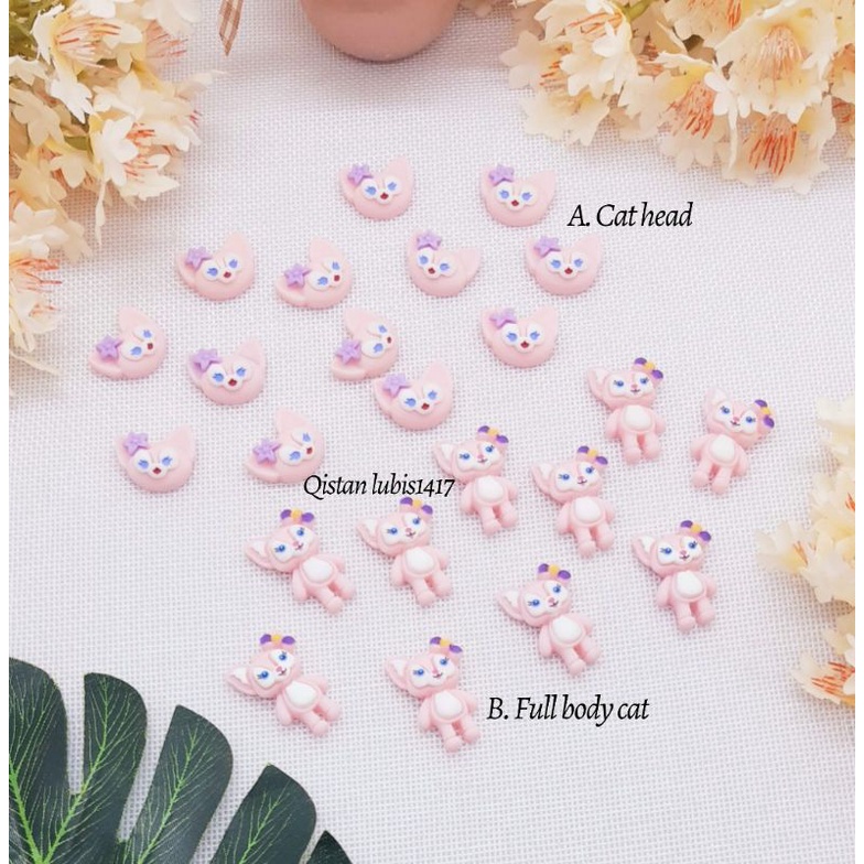 Clay cat pink 10pcs