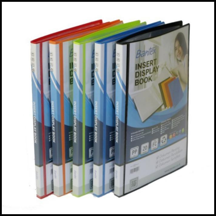 

Clear Holder A4 20 Bantex #3143 / Insert Display Book A4
