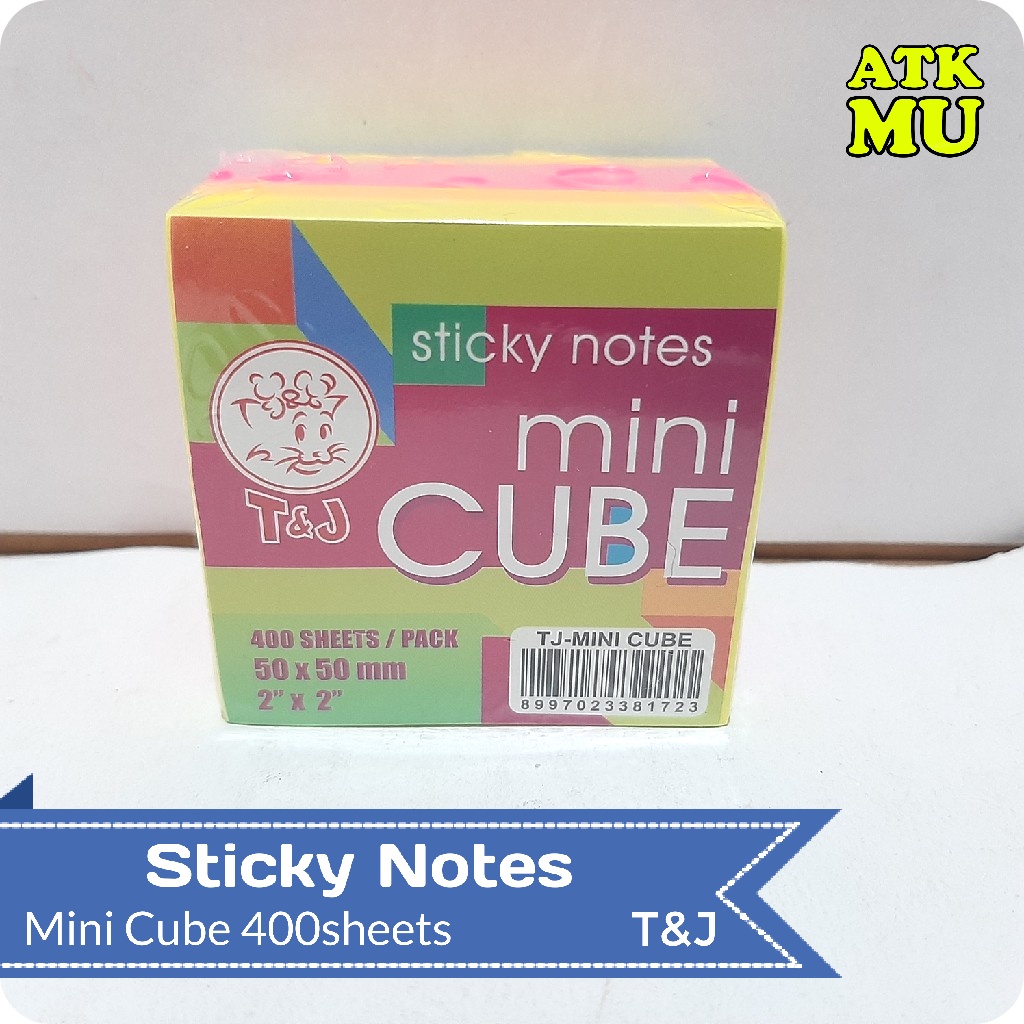 

Sticky Notes Mini Cube 400sheets T&J