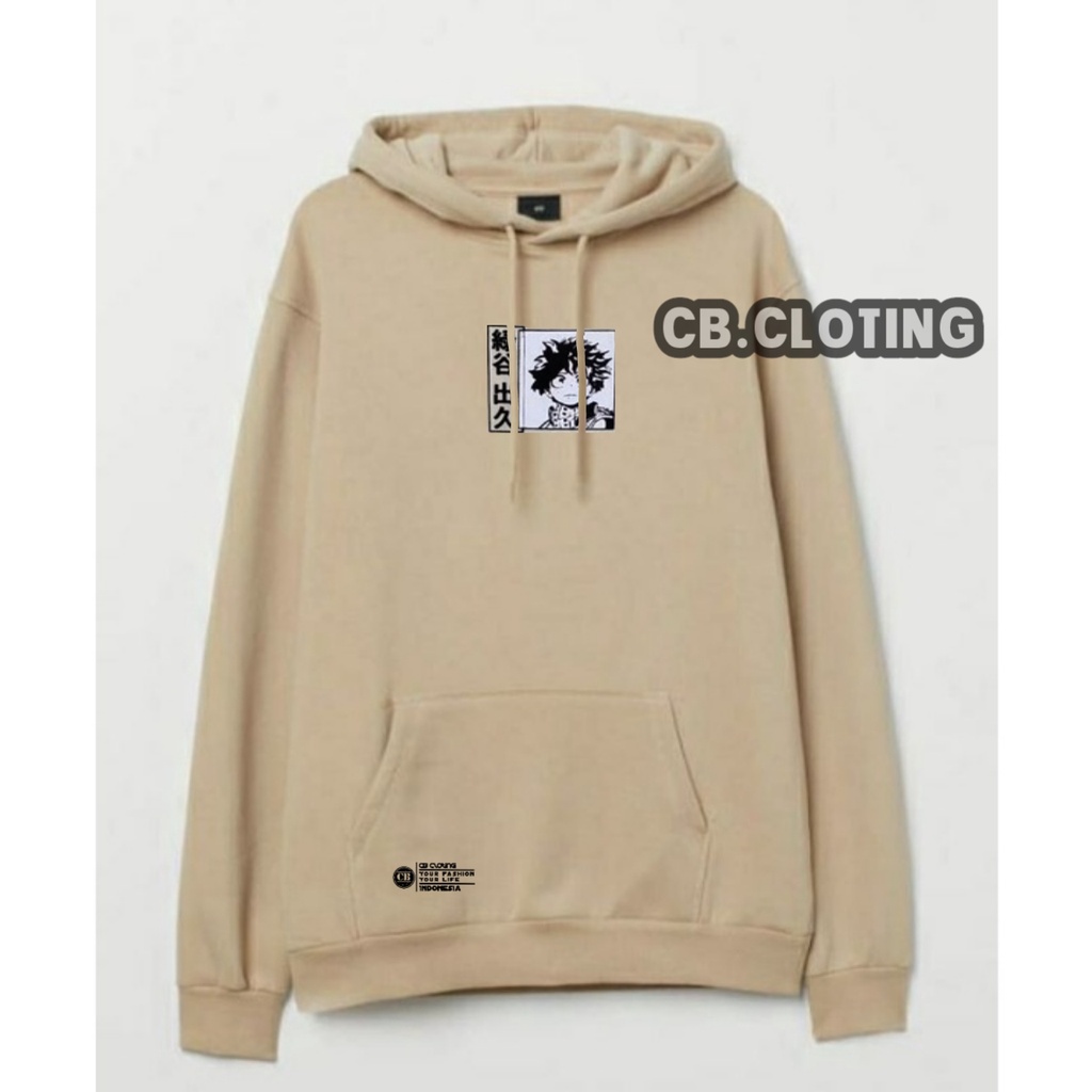 Jaket Pria Hoodie Terbaru 2021 Keren Gaya Anime Sweater Cowok Original Cb.Cloting Tebal Warna Cream Japane Suiter Dewasa Laki Laki Sweter Hodie Polos Jumper Jombo Terbaru Jumpper Oblong Big Size M Xxl Cod Bayar Ditempat Jacket Zipper Style Korean Premiu