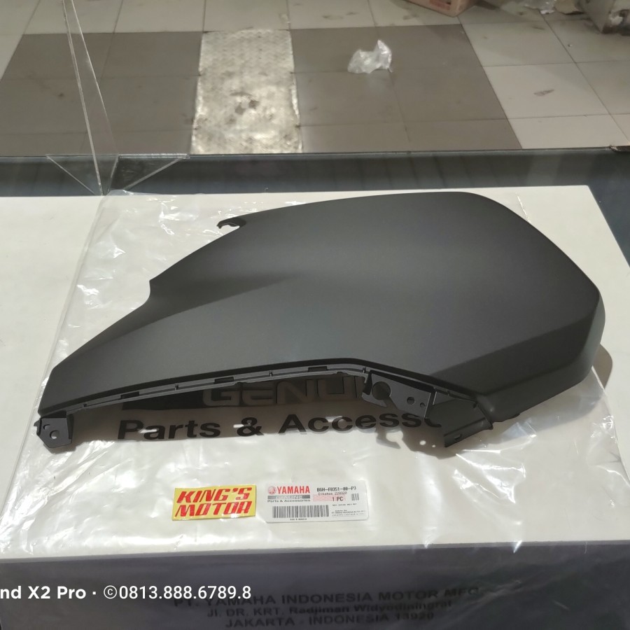 BODY COWLING, COVER LAMPU DEPAN NEW NMAX, N MAX 2020 HITAM DOFF (P3) L