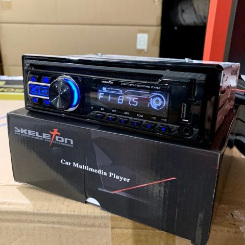 Single Din DVD Multimedia Player Bluetooth USB