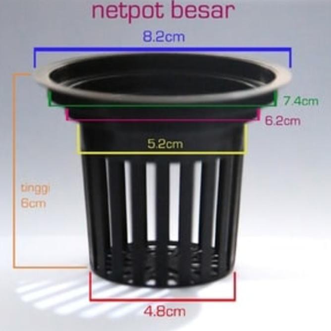 TerhotTerhot Netpot Besar 8 Cm / Net Pot Hidroponik Besar 8 Cm / Hidroponik >