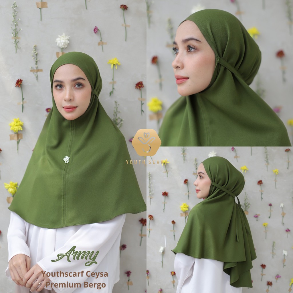 Youthscarf - Cesya Bergo - Moscrepe - jilbab instan - Jilbab bergo-5