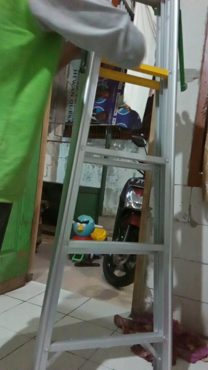 Tangga Lipat Aluminium Ladder Sahara - Ukuran 1,5 Meter / 1,5 M / 150 Cm