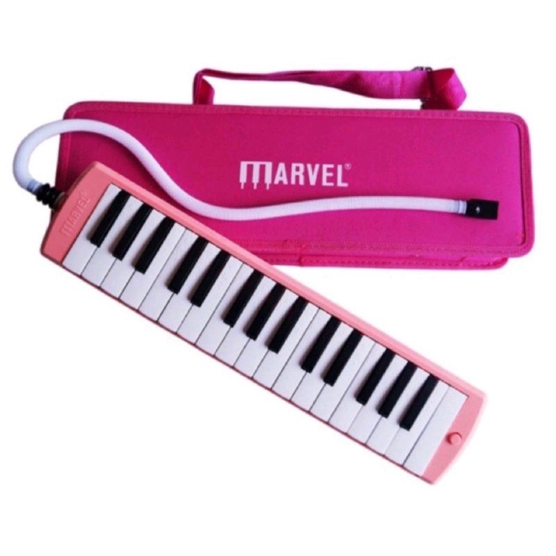 pianika marvel original bonus koper