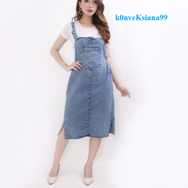 Overall Jeans Denim Wanita Terbaru