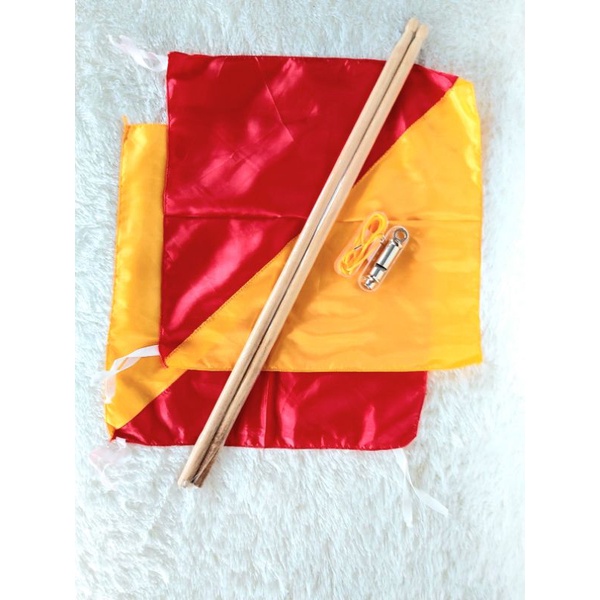 

Peluit Morse+Bendera +Tongkat Semapur