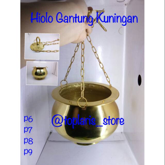 Hiolo Kuningan Polos Gantung 06