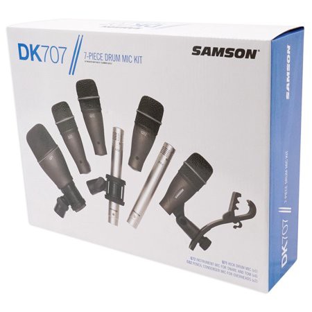 Microphone Drum SAMSON DK707 - 7 Pcs Drums Set - Paket Mic Drum DK 707